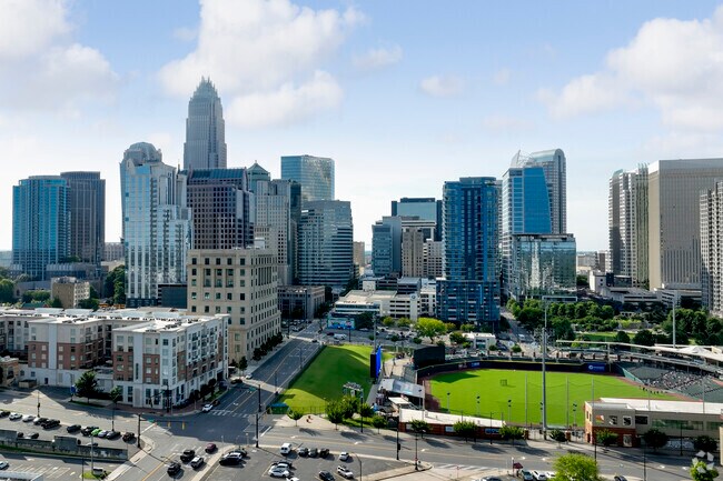Downtown Charlotte is home to many large employers and entertainment options close to Northlake.