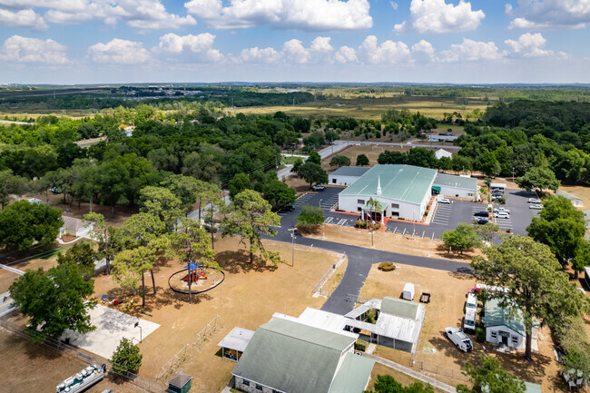 A beautiful aerial view of Praise Temple Christian Academy campus
