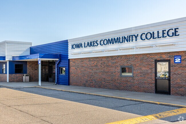 Iowa Lake Community College has a small campus on the north side of Spencer.