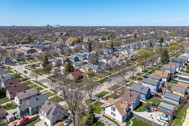 Overlooking the Johnson's Woods neighborhood and it's quiet streets.