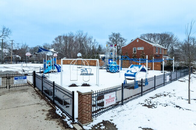 Kids love the playground at A F Ames Elementary School.