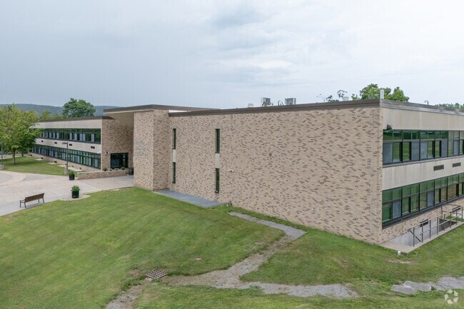 About 312 students attend all the grades 9-12 at Herkimer High School.