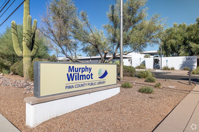 The Murphy-Wilmot Public Library is a beautiful work of architecture located in Tucson.
