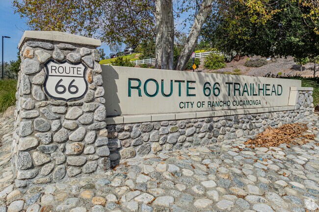 The popular Route 66 Trailhead is a great place to get active outdoors.