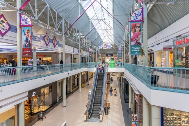 The York Galleria is the largest indoor shopping center around the Devers neighborhood.