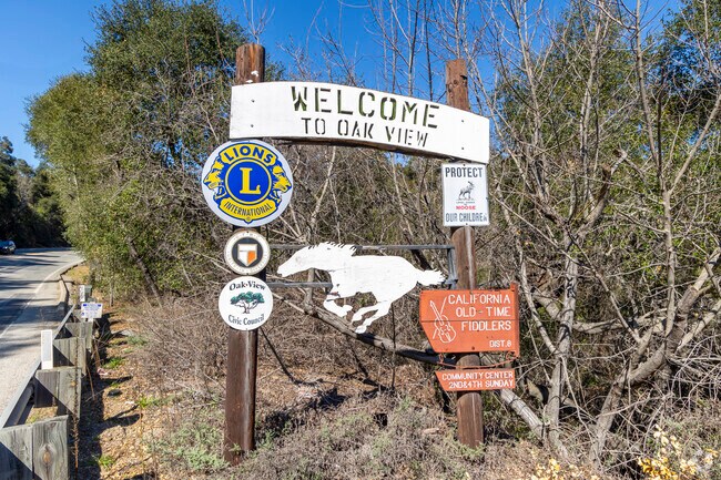 Oak View is a few miles north of Ventura County and South of Ojai.