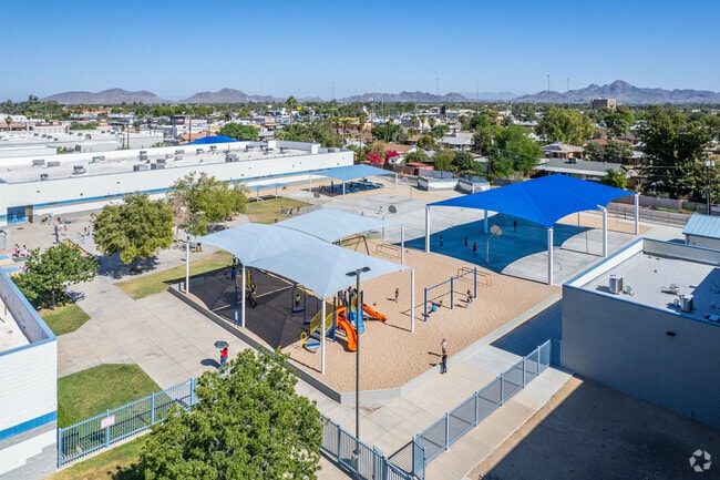 A place of fun and imagination, the playground at Alhambra Traditional School in Phoenix.