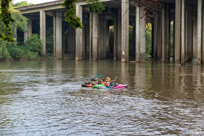 Kayakers in Bolton can take advantage of the Chattahoochee River.