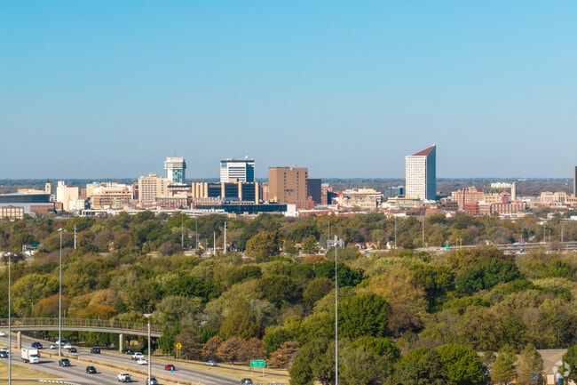 Downtown Wichita is only a few miles from Longview.