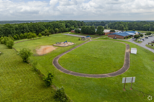 Students get lots of time outdoors for fun and exercise at Charles H. Tuttle Middle School.