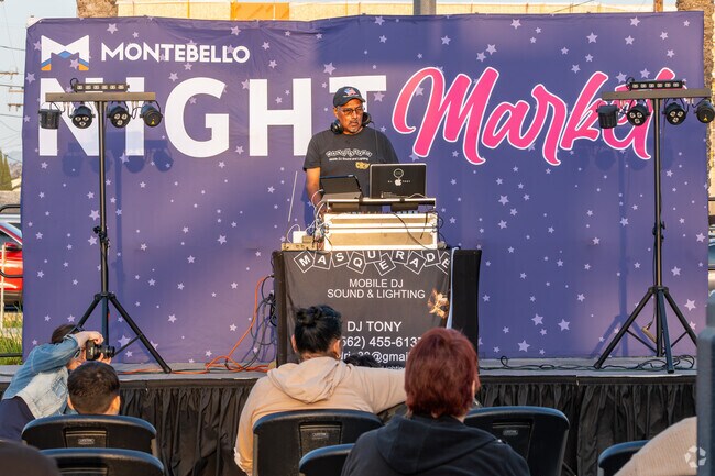 Enjoy live music and DJs at Montebello's night market.