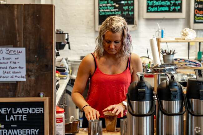 Enjoy freshly-roasted beans at Steelyard Coffee Co, located near Willowdale.