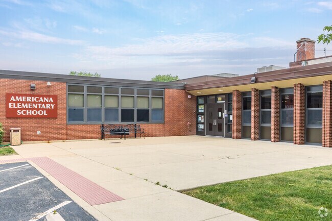 Americana Intermediate School serves approximately 400 4th and 5th grade students.