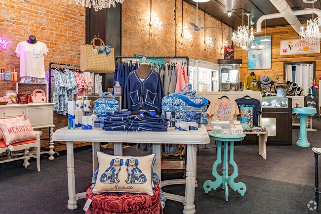 Downtown Meadville hosts several boutiques such as Chateau Christine.