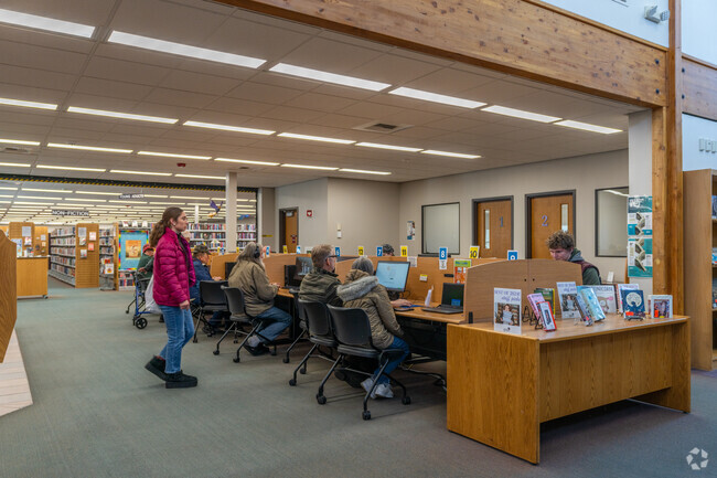 Hayden has its own public library at the heart of the city.