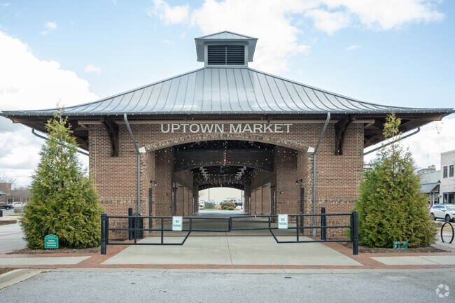 The Uptown Market features produce and handmade goods from local vendors in Greenwood.
