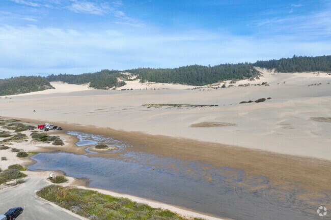 The Oregon dunes are very popular spot to explore in the Gardener neighborhood.