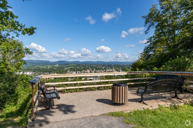 Chimney Rocks Park has amazing views of downtown Hollidaysburg.