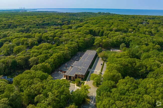 Here is an aerial view of Fort Salonga Elementary School.