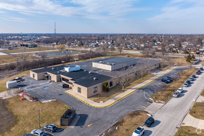 A view of Edgewood Elementary School.