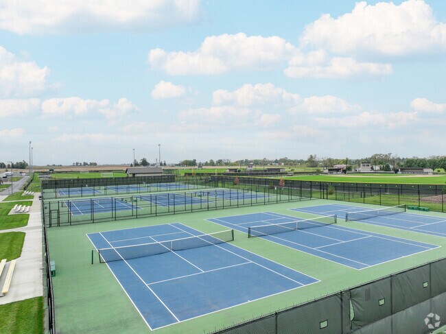 Illiana Christian has a wide variety of tennis and pickle ball courts.