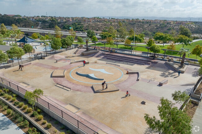 Cesar Solis Community Park's skate park is large and well attended.