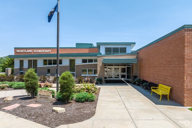 Heartland Elementary School nurtures a learning environment Central Overland Park.