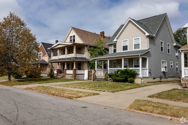 Quiet streets with green grassy lots are located in Corlett.