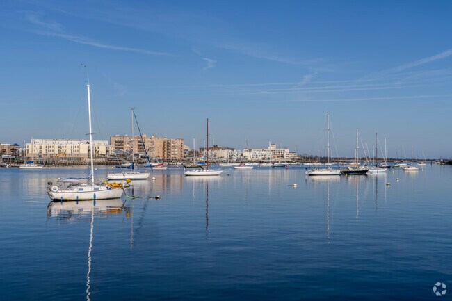 There are private yacht clubs with marinas and clubhouses in Sheepshead Bay.