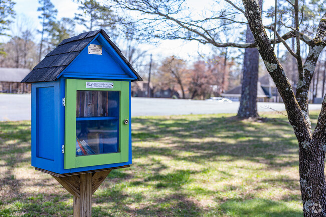 A Little Free Library reflects the community spirit in Hickswood.