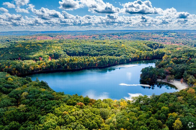 Mirror Lake is a natural beauty in the Devens neighborhood.