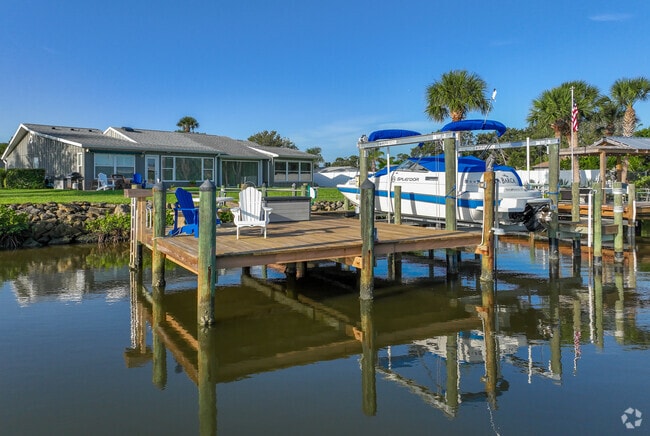 Boat slips and docks are a common site in Port Orange's waterfront community, Harbour Point.