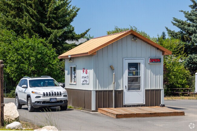 Grab a drive thru coffee at Leilani's Lattes.