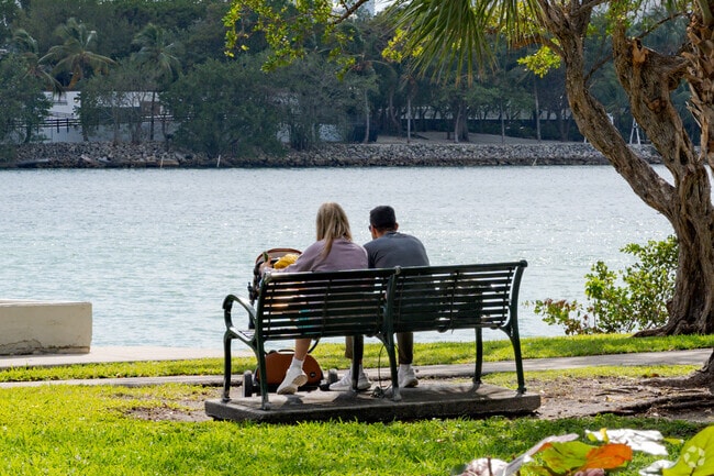 Venetian Islands residents can choose from many lookouts over the bay.