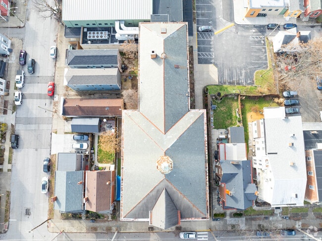 There are numerous homes near the school to explore.