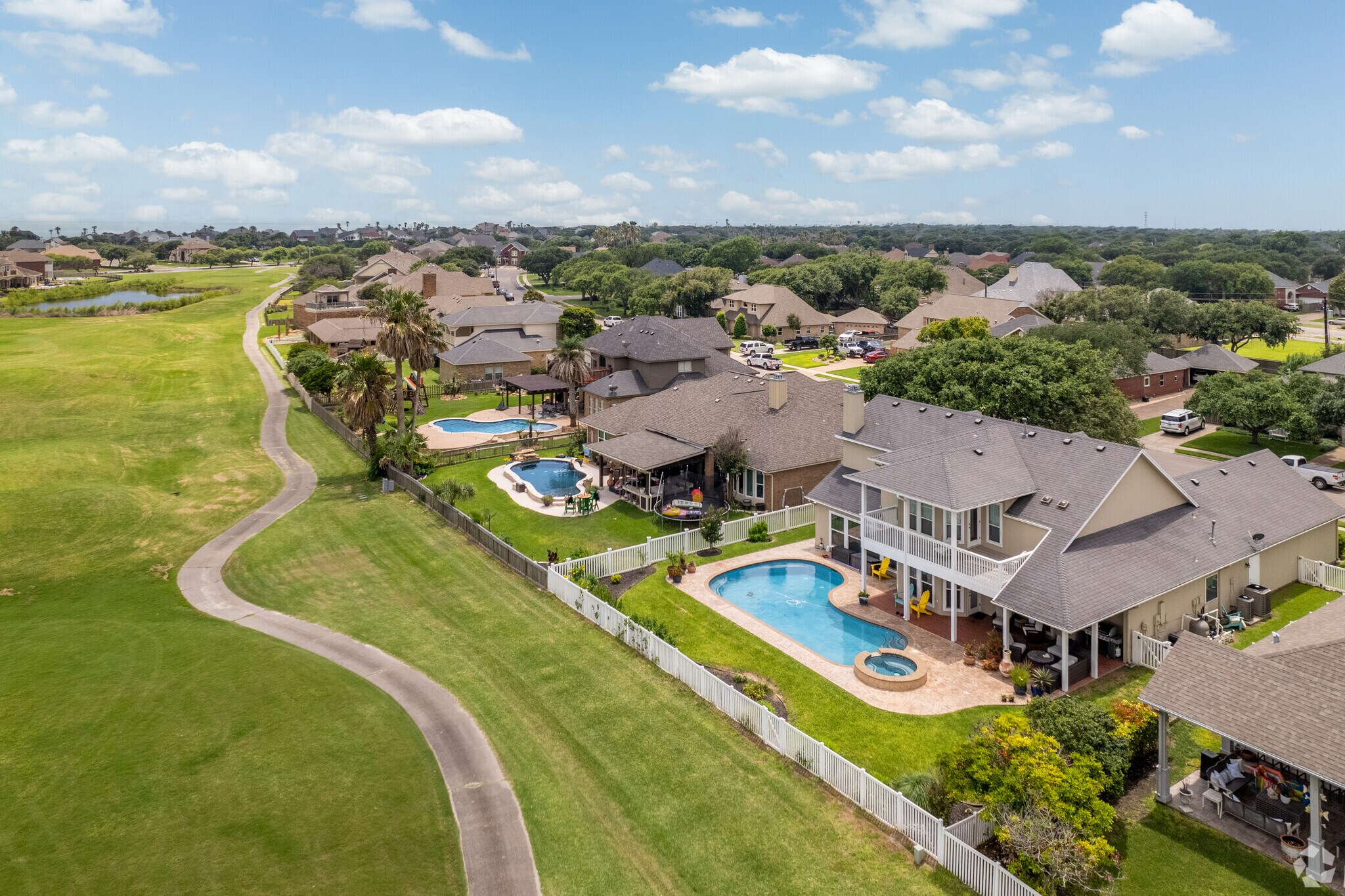 Residents near the Northshore Country Club in Portland.