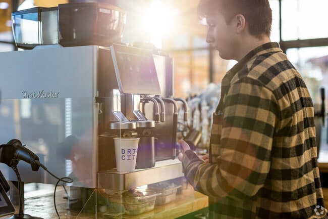 Drip City Coffee offers Brookwood residents their early morning brew.