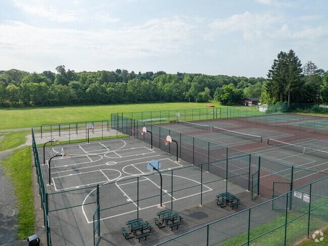 Shoot some hoops at New Paltz Middle School.