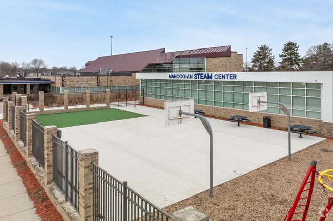 Agbu Alex-Marie Manoogian School basketball court.