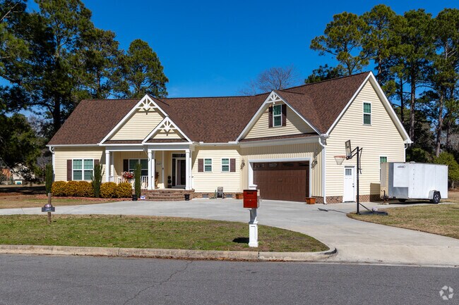 New traditional homes are sprouting up in neighborhoods throughout Goldsboro.