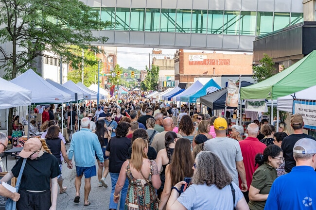 The Greensburg Night Market hosts over 500 different vendors weekly throughout the season.
