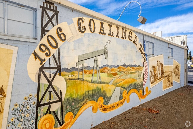 Coalinga has beautiful murals that can be seen on buildings for residents to enjoy.