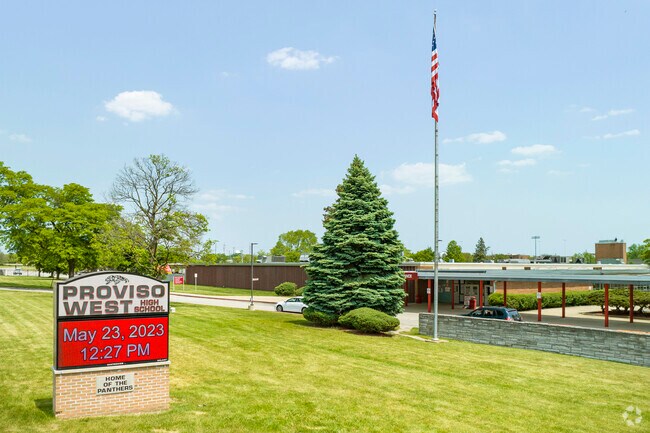 Proviso West High has 1,956 students in Melrose Park.