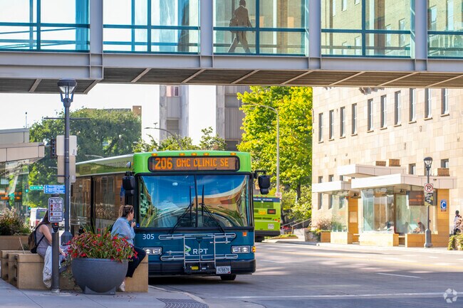 The Rochester Bus is the convenient way to get around the Parkway area.