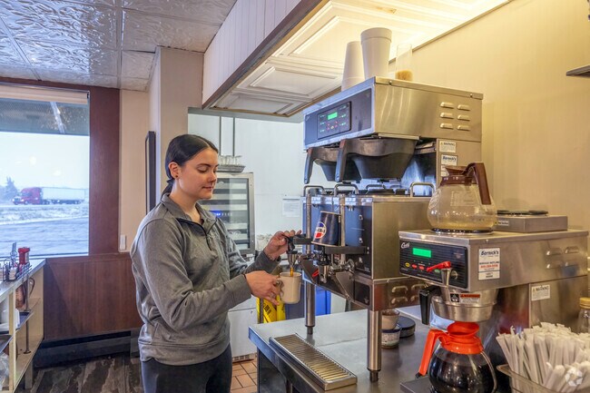 Fresh coffee is always on tap at the Copper Kitchen Restaurant in the East End.