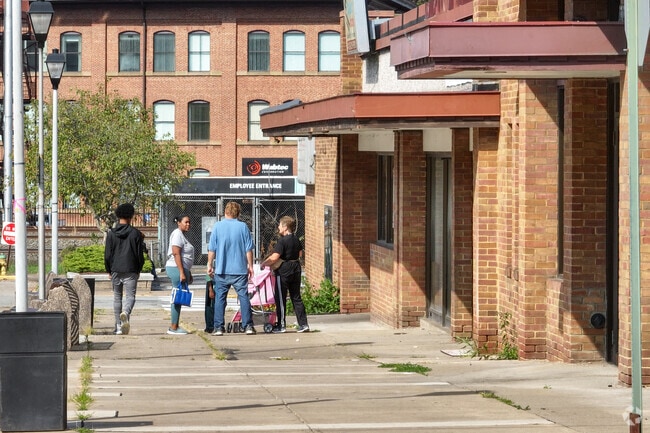 Friendly faces saying hello to each other in Wilmerding.