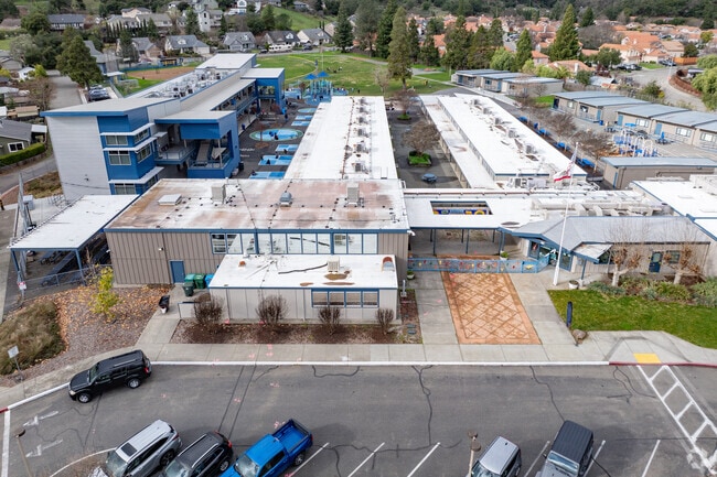 Jefferson Elementary School challenges and encourages children to learn.