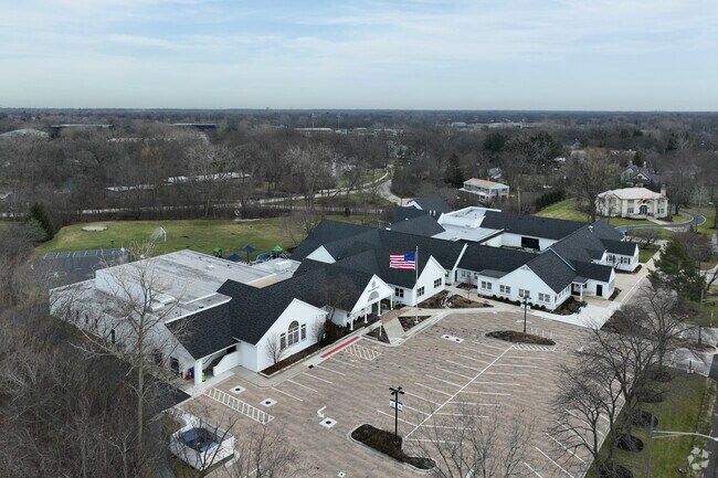 An aerial view of Bannockburn School.