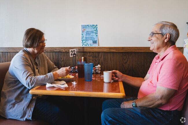 These residents of Kensington Downs have been coming to Blueberry Pancake House for years.