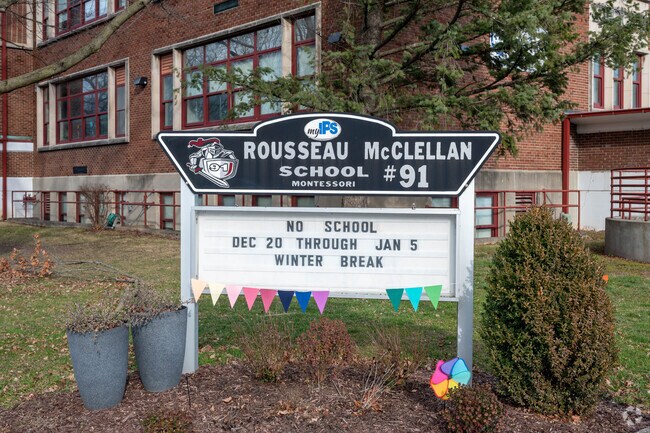 Rousseau McClellan School 91 is a place where students can grow and learn in Indianapolis.